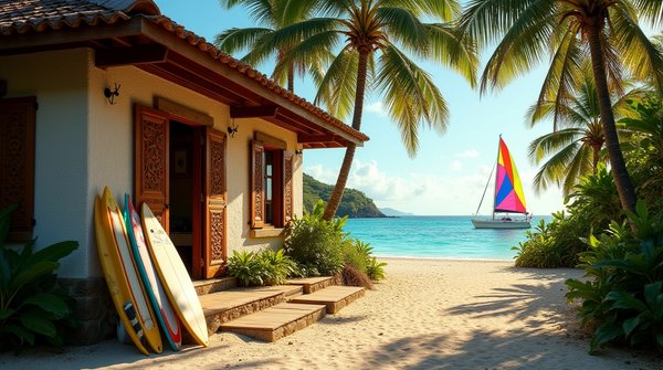 Louer une villa de vacances en guadeloupe proche des spots de surf et kitesurf : une escapade sur mesure
